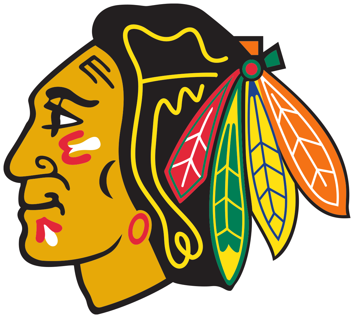 logo de equipe de hockey de Chicago